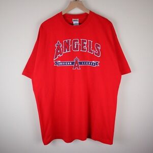 2007 Los Angeles Angels MLB Shirt Red Adult XL 23.5x32
